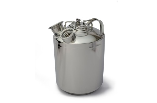 Fustino di lavaggio 10 litri acciaio inox